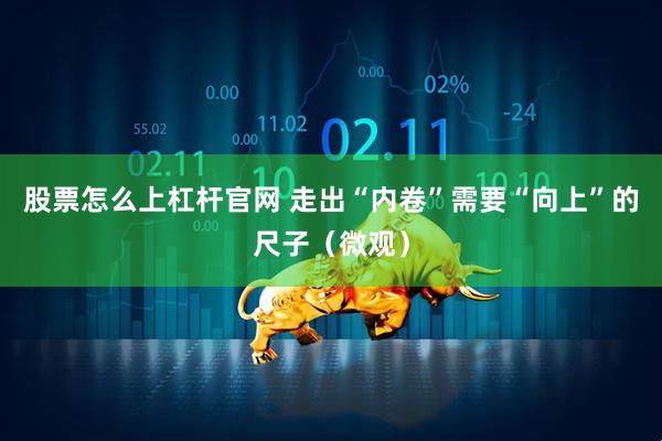 股票怎么上杠杆官网 走出“内卷”需要“向上”的尺子（微观）